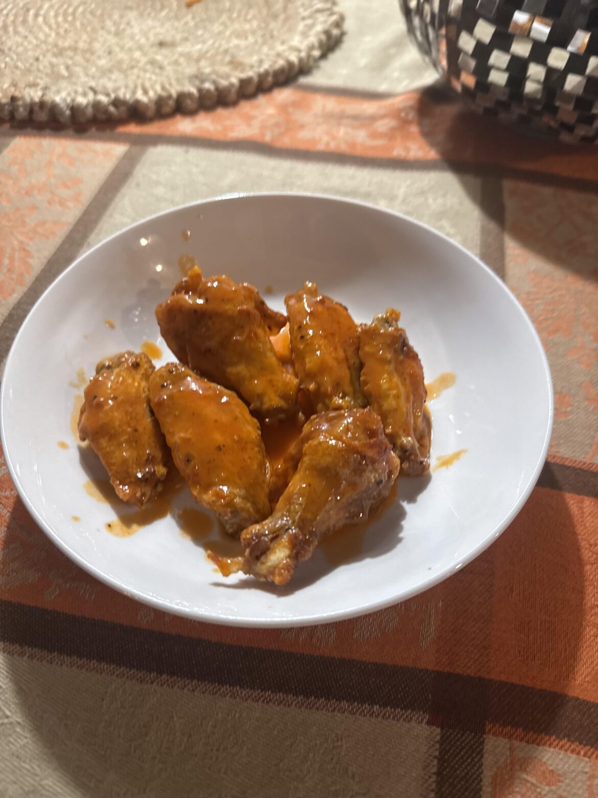 Air fried & home made buffalo sauce