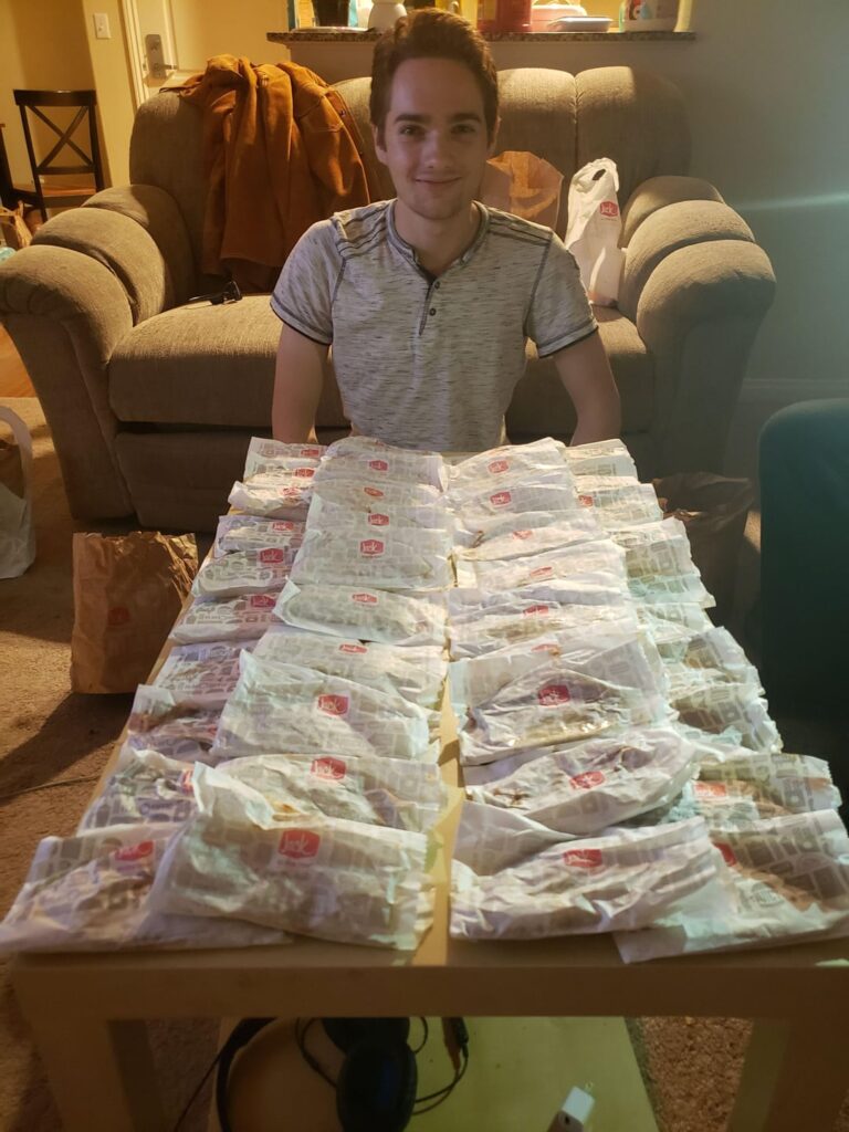 I ate 40 Jack in the Box tacos
