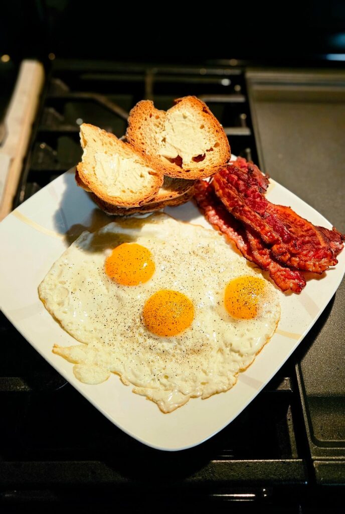 I felt like having breakfast for dinner.