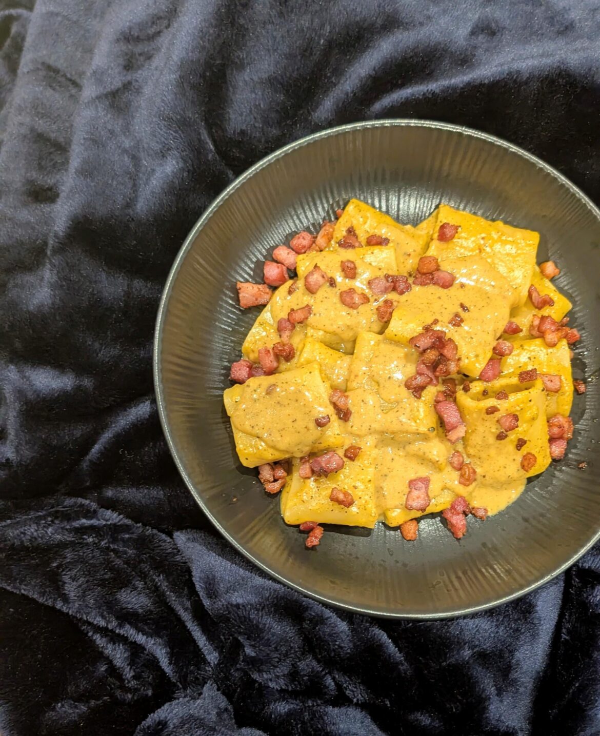 Carbonara using a bain-marie