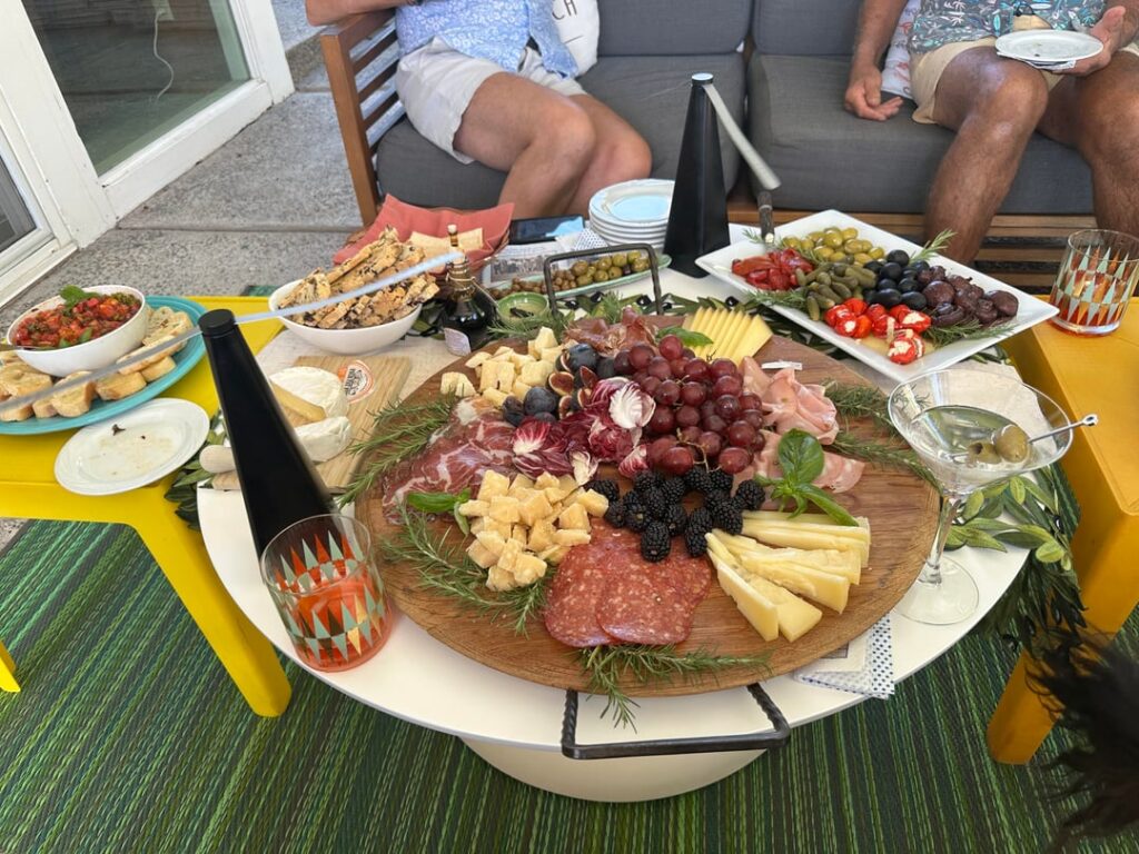 The monthly meeting of The Taste Buds. Theme was Italy.