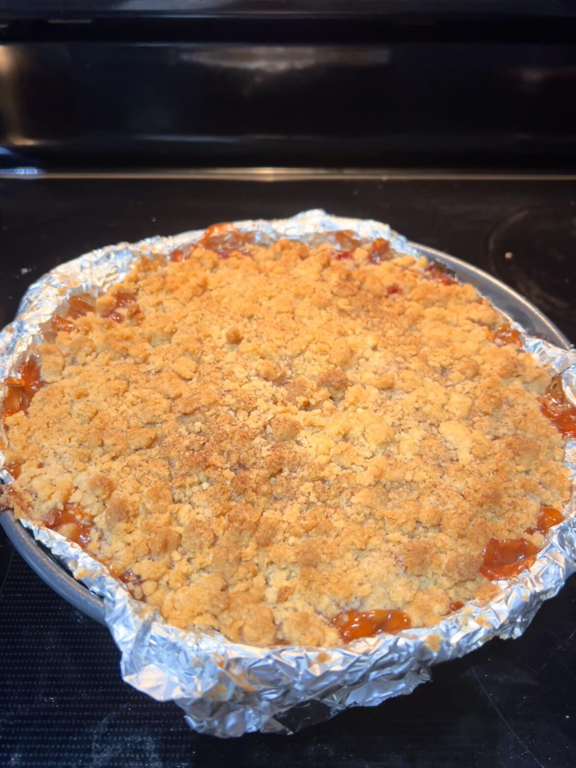 Brown Butter Peach Crumb