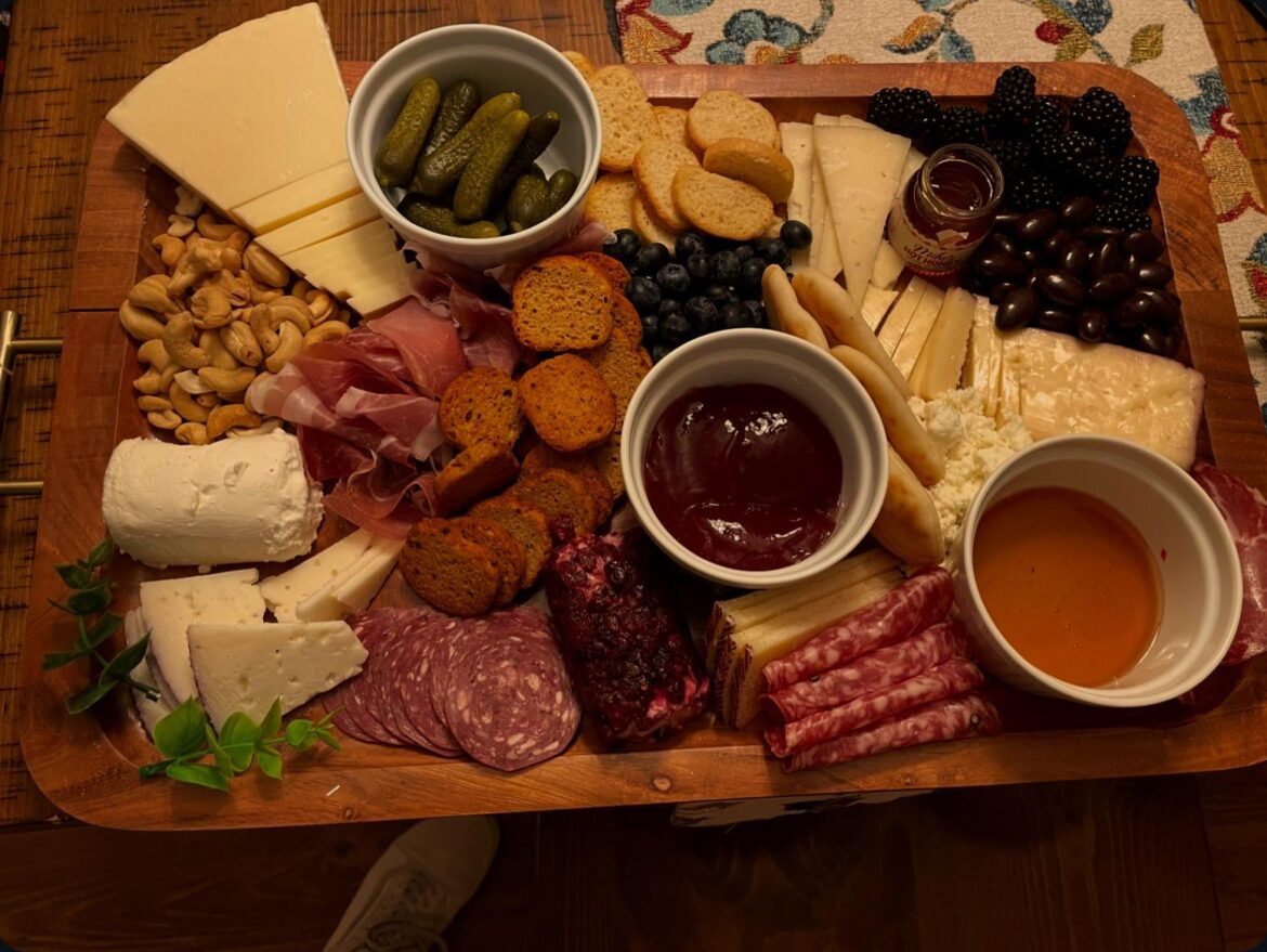 Made my first ever charcuterie board for date night!