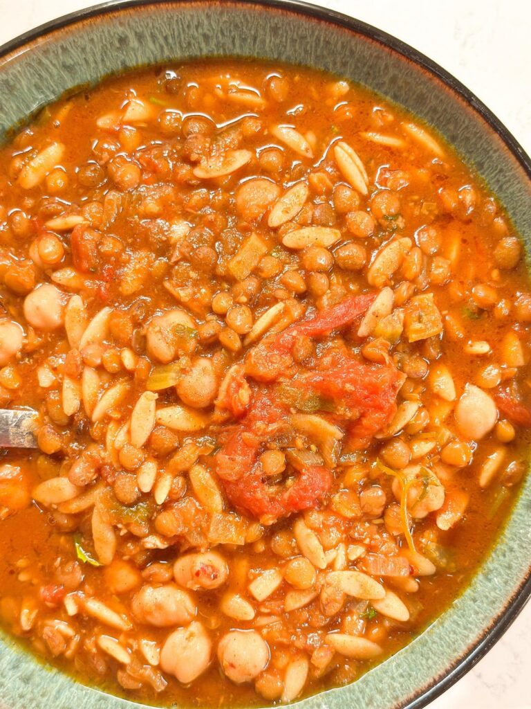 Moroccan Lentil and Chickpea Soup (Harira) by Steve Dunn for Cook’s Illustrated