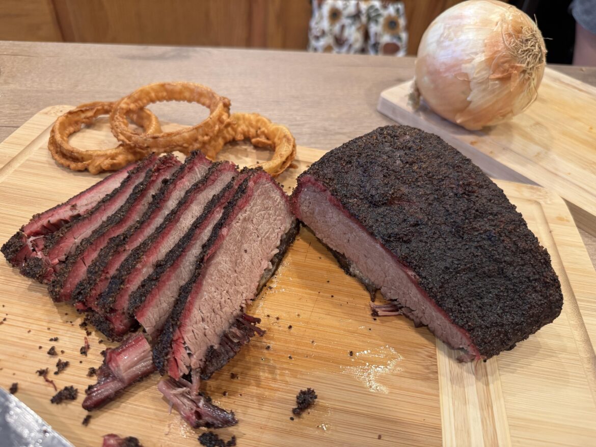 Smoked a small brisket in my Minimax. Smoked a small brisket in my Minimax.