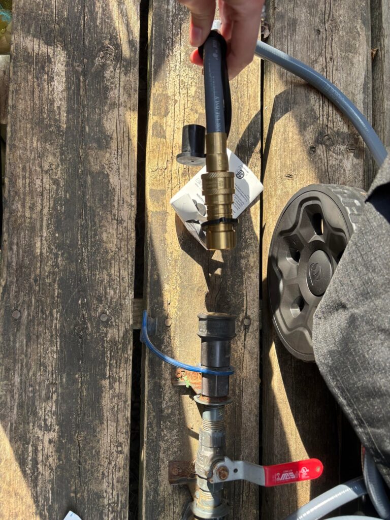 What am I missing to connect my BBQ to my natural gas hookup