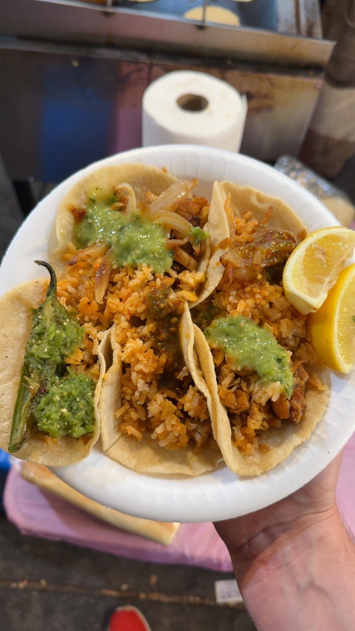 Random corner tacos, gotta try em all