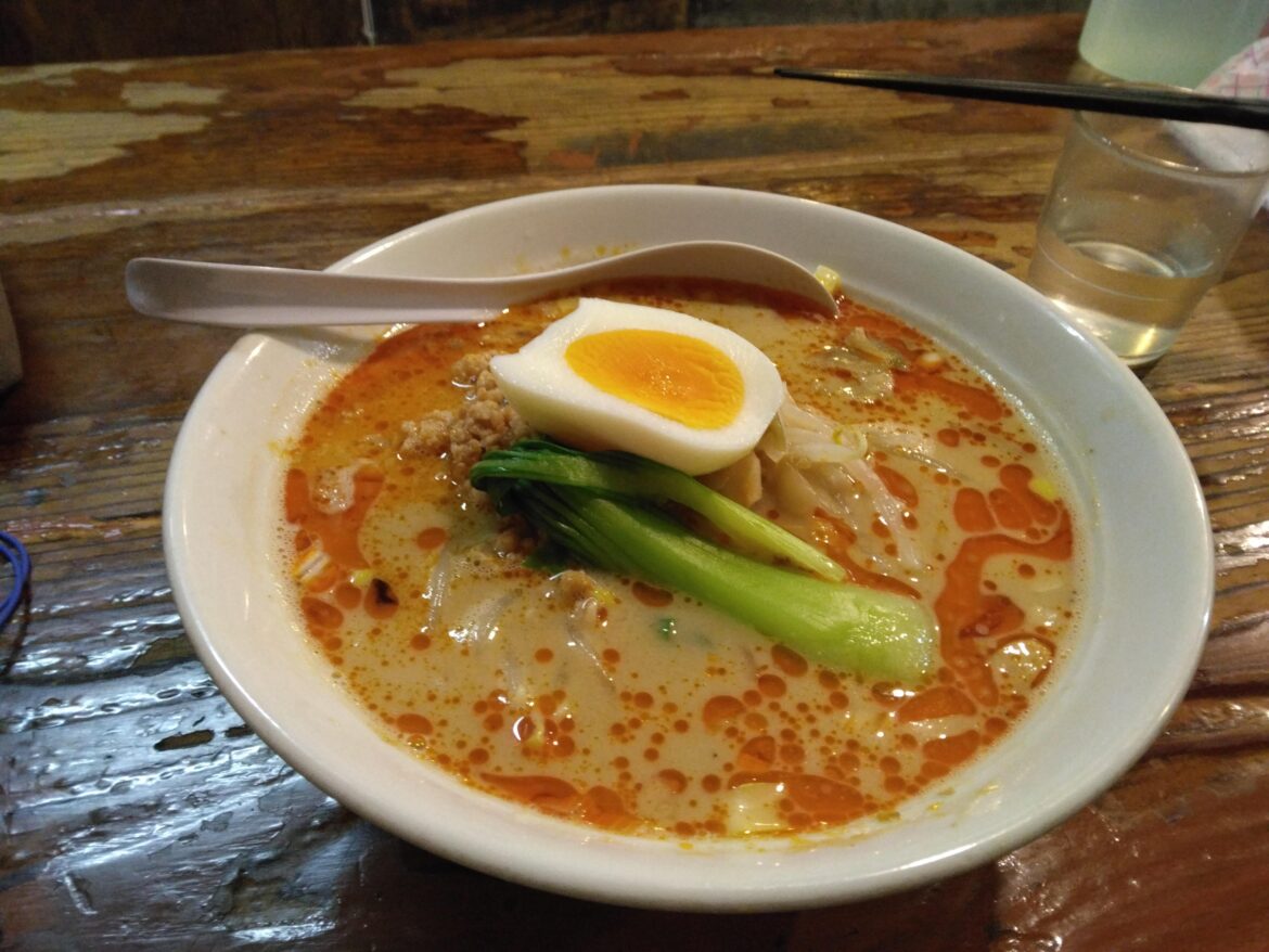 TanTanMen at KaotanEntotsu Ramen Shop in Tokyo 🗼