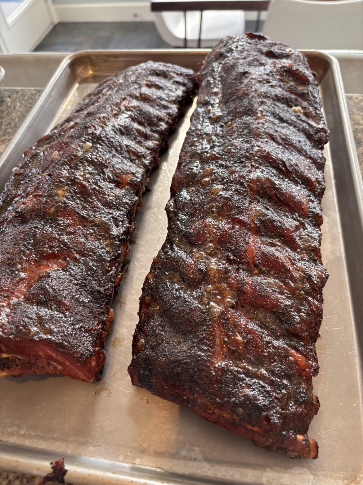 Some yummy baby back ribs i made