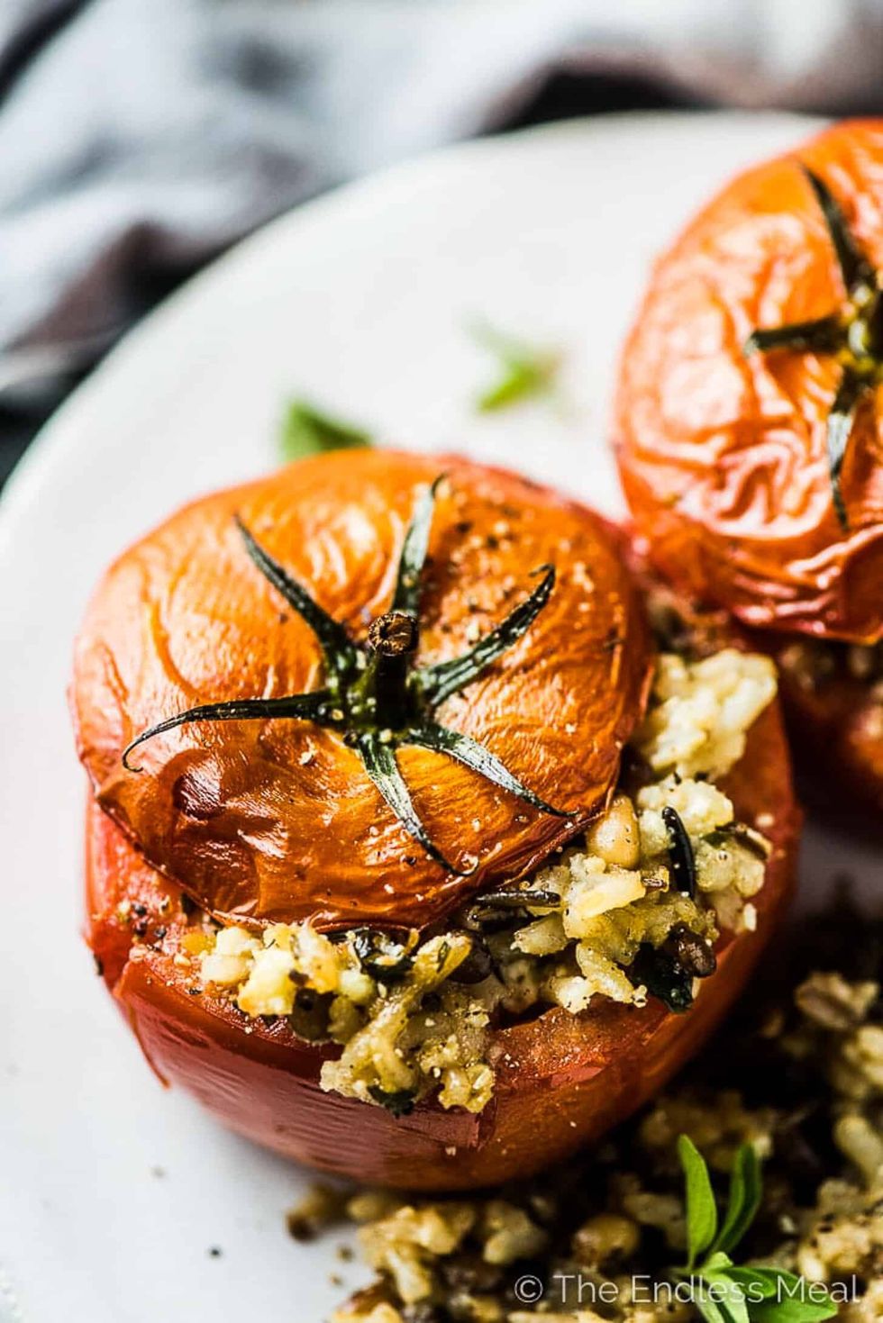 Mediterranean Stuffed Tomatoes