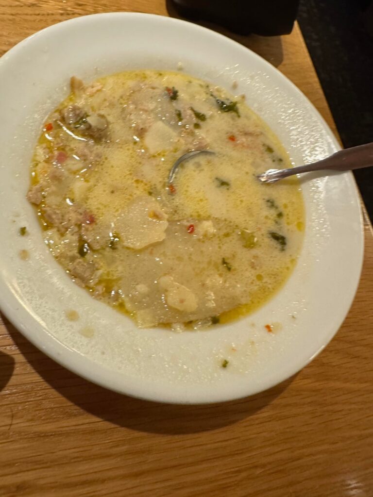 Need help with Olive Garden calories