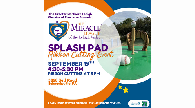 Miracle League of the Lehigh Valley to Host Ribbon Cutting for New Accessible Splash Pad