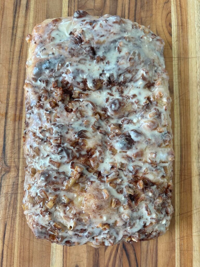 First “fall” bake - Apple Fritter 🤝 Sourdough Focaccia