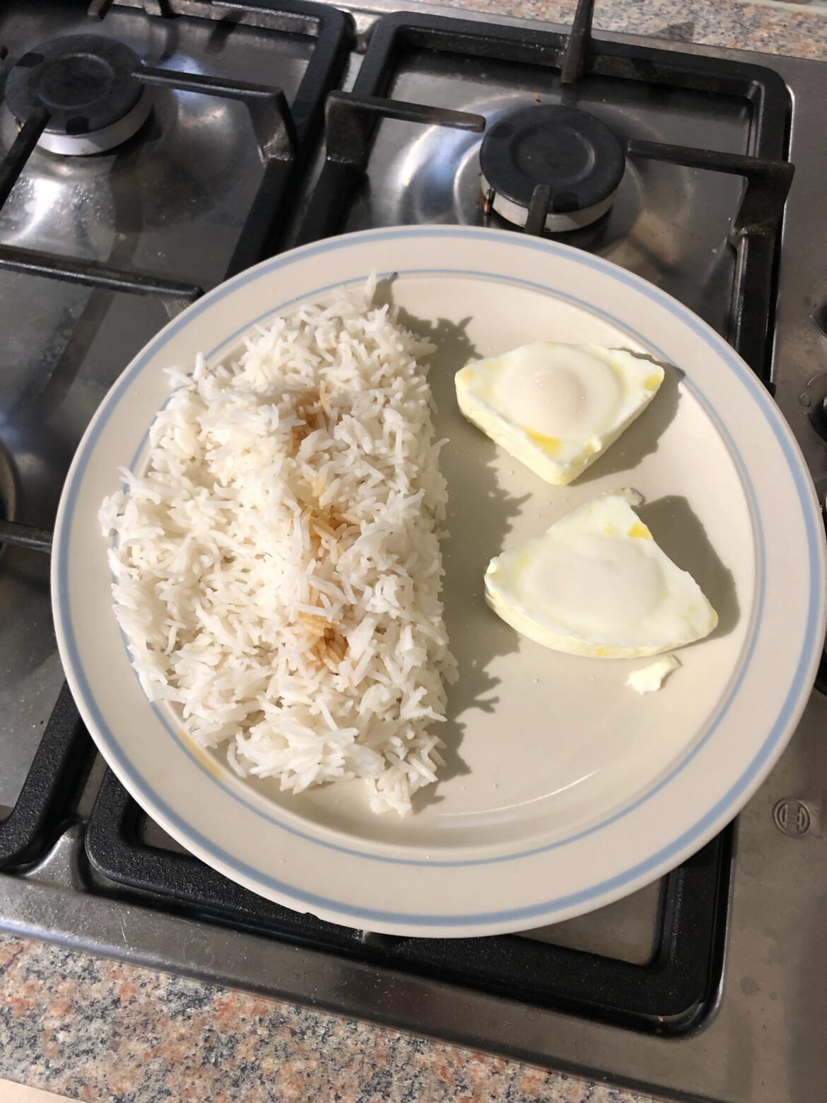 Eggs and rice