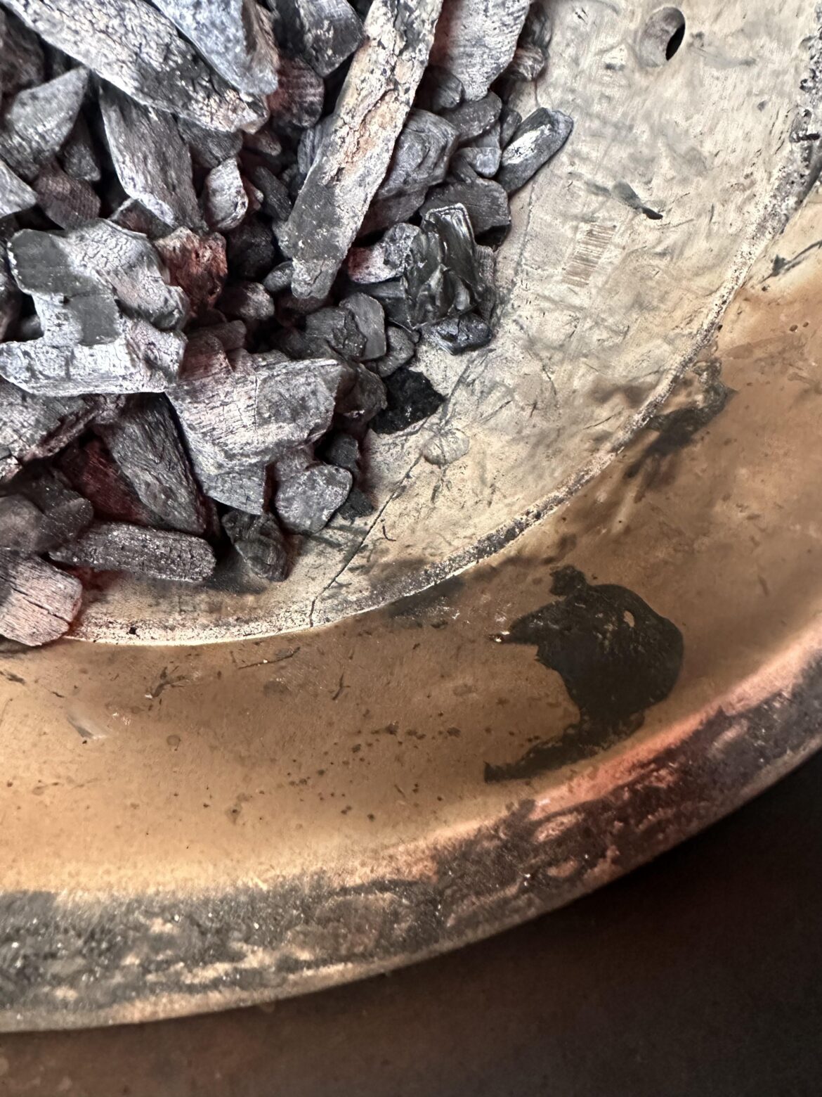 Worrying crack in fire bowl Worrying crack in fire bowl