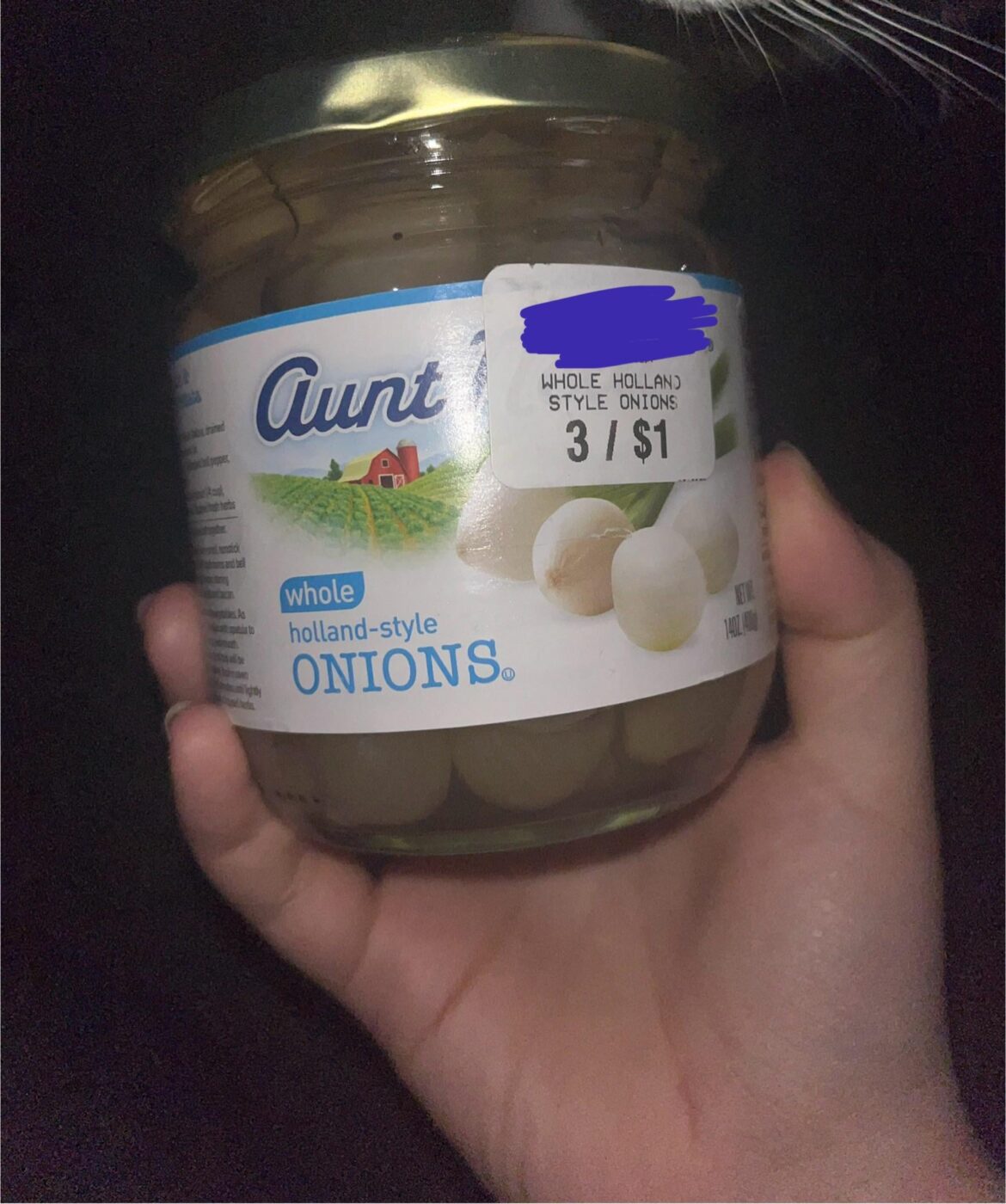 3 jars of onions for $1