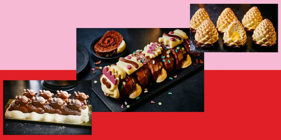 It's decided, this M&S Christmas Colin with popping candy and confetti is the cake we're serving at Christmas