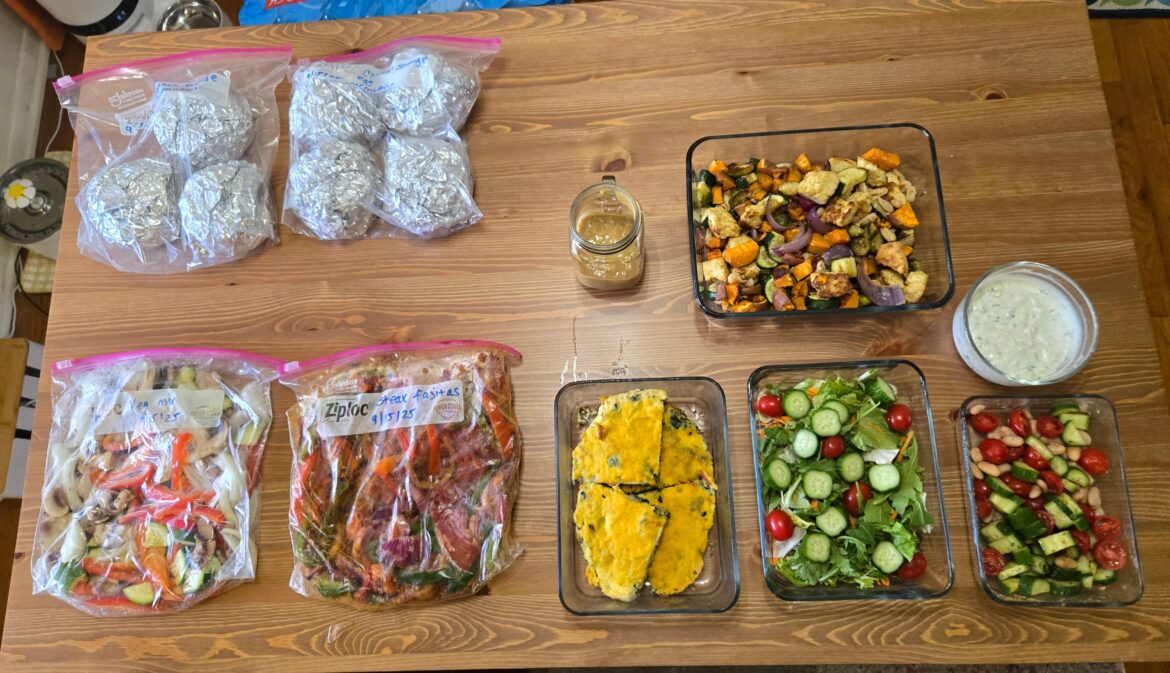 Meal Prep Monday - first prep in a while and I am TIRED.