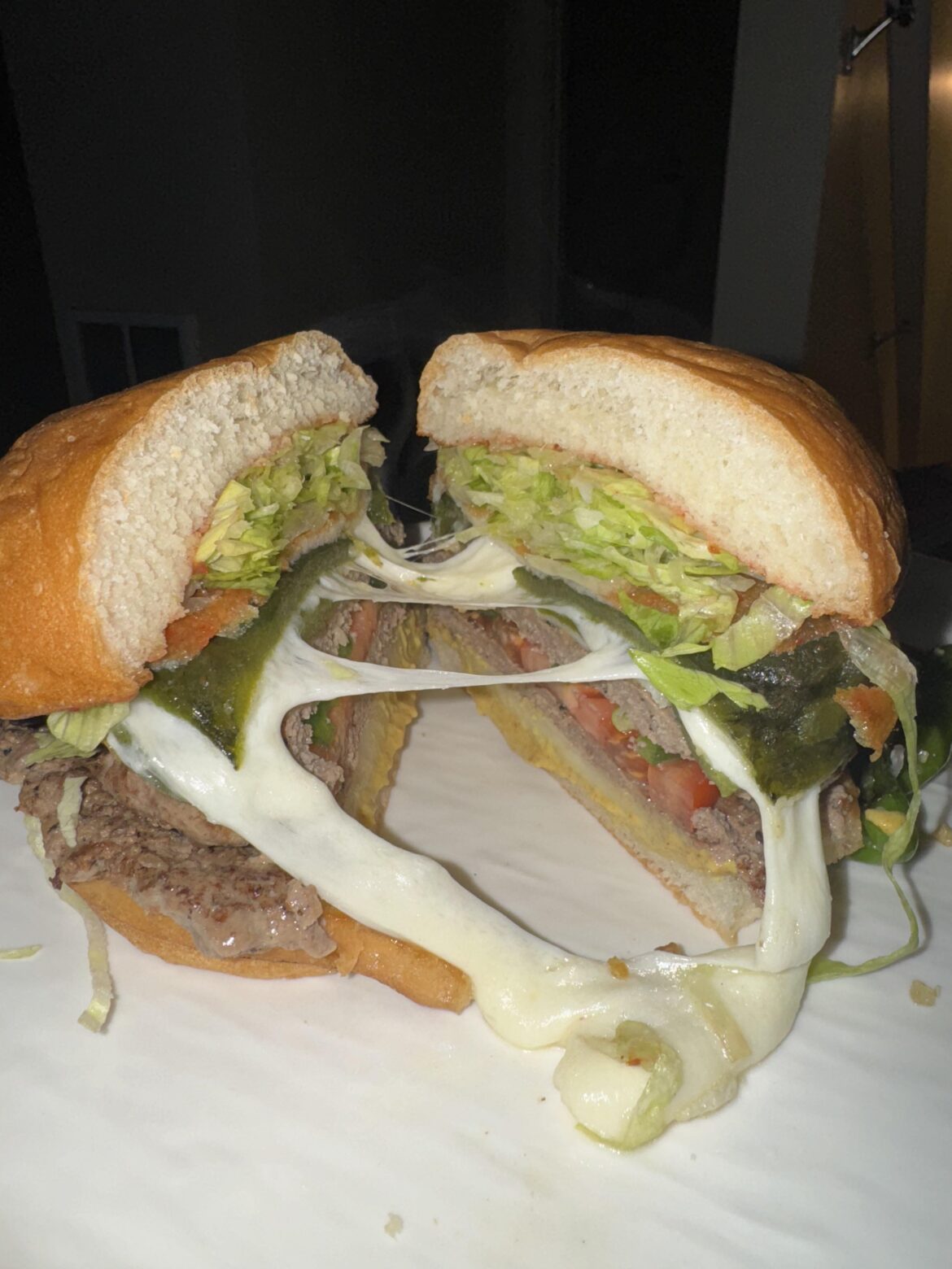 Chile relleno burger
