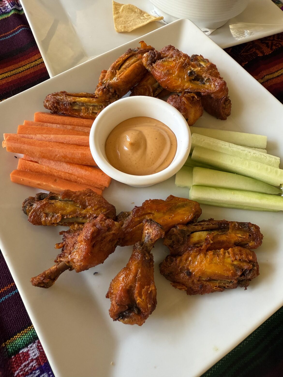 buffalo wings in Tulum, Mexico !