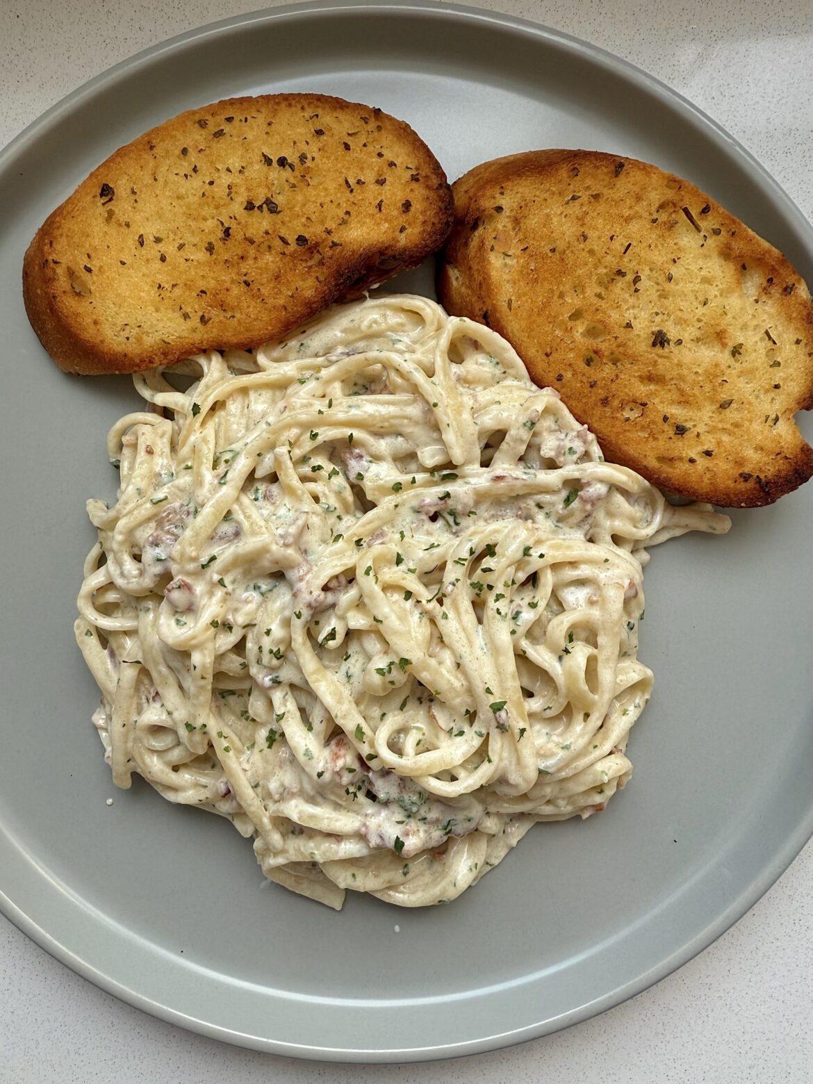 Was craving bacon Alfredo, it didn’t disappoint!