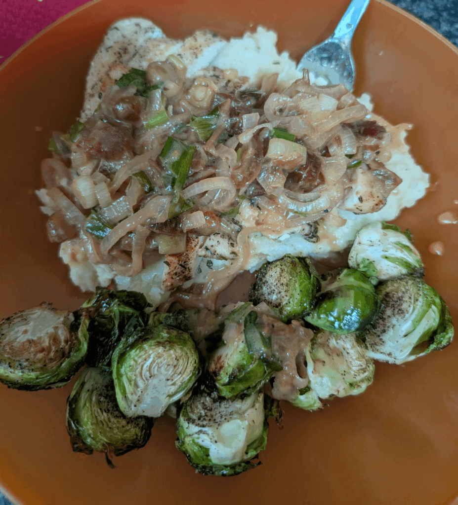 Caramelized shallot and sweet date chicken