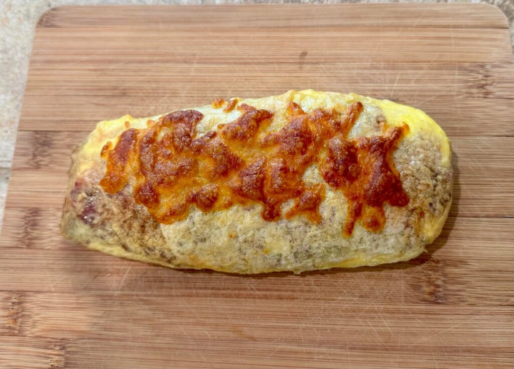 Giant Crispy Keto Breakfast Chimichanga