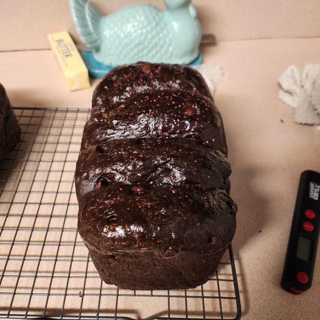 Chocolate milk bread!