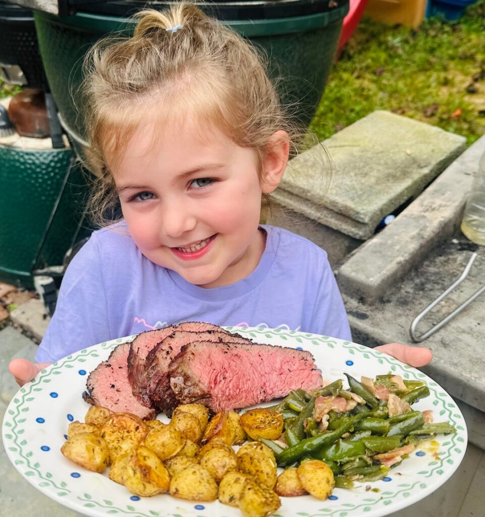 My Girl and I made a dinner together.