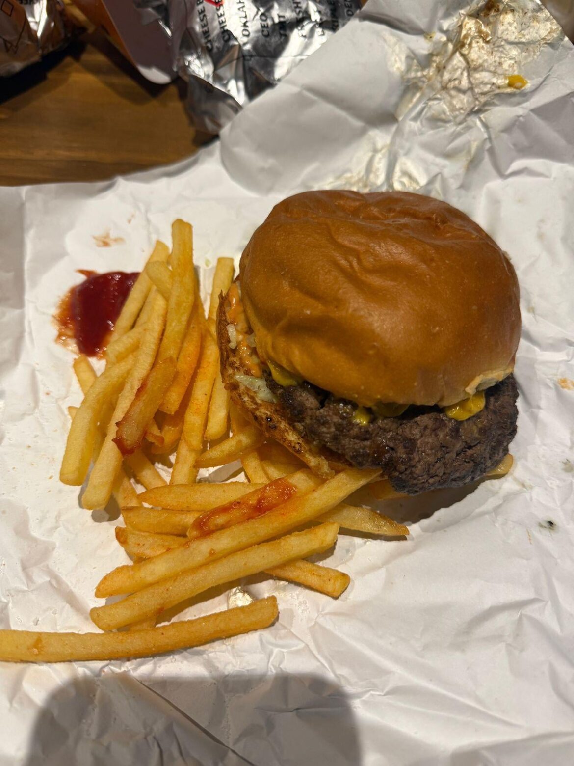 hamburger with fries, do you crave them?