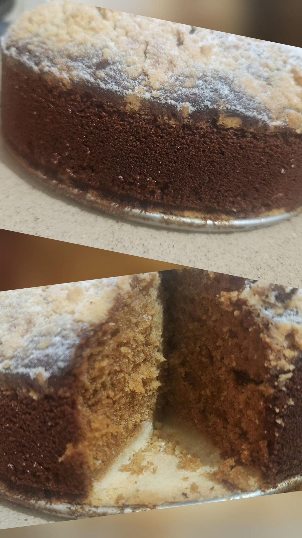 Honey Cake With Cramble