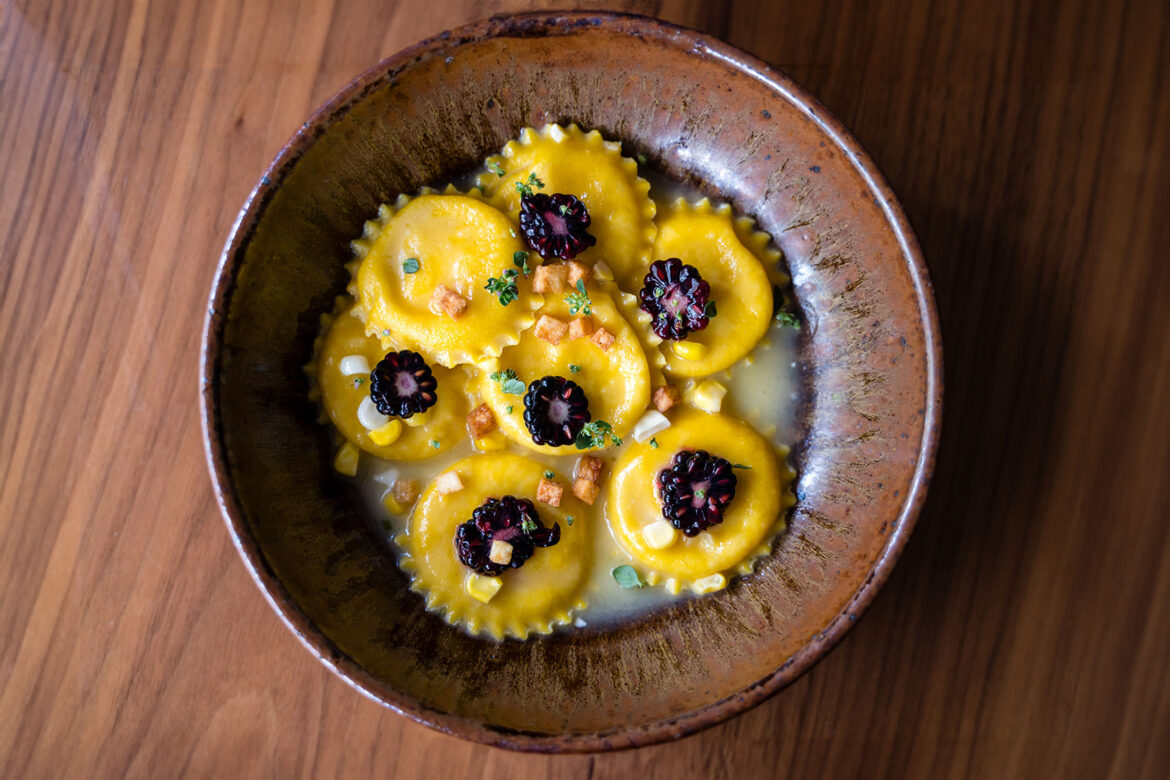 This Asheville restaurant seamlessly blends Appalachian ingredients with Italian flavors Luminosa pasta dish (Photo by Carrie Turner)
