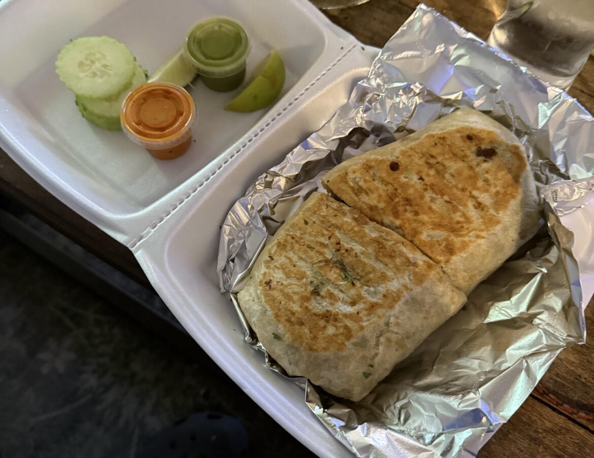 $12 carne asada burrito