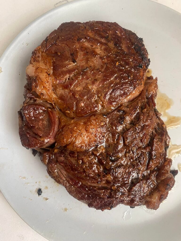Had a hard day so I’m coping with a ribeye