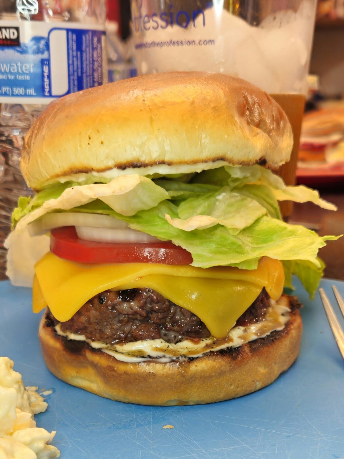 last night's cheeseburger