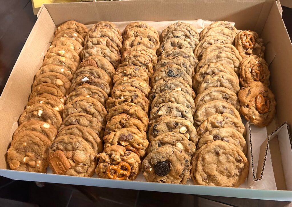 Cookies I made for my first wedding order (ft. Homemade toasted coconut marshmallows)