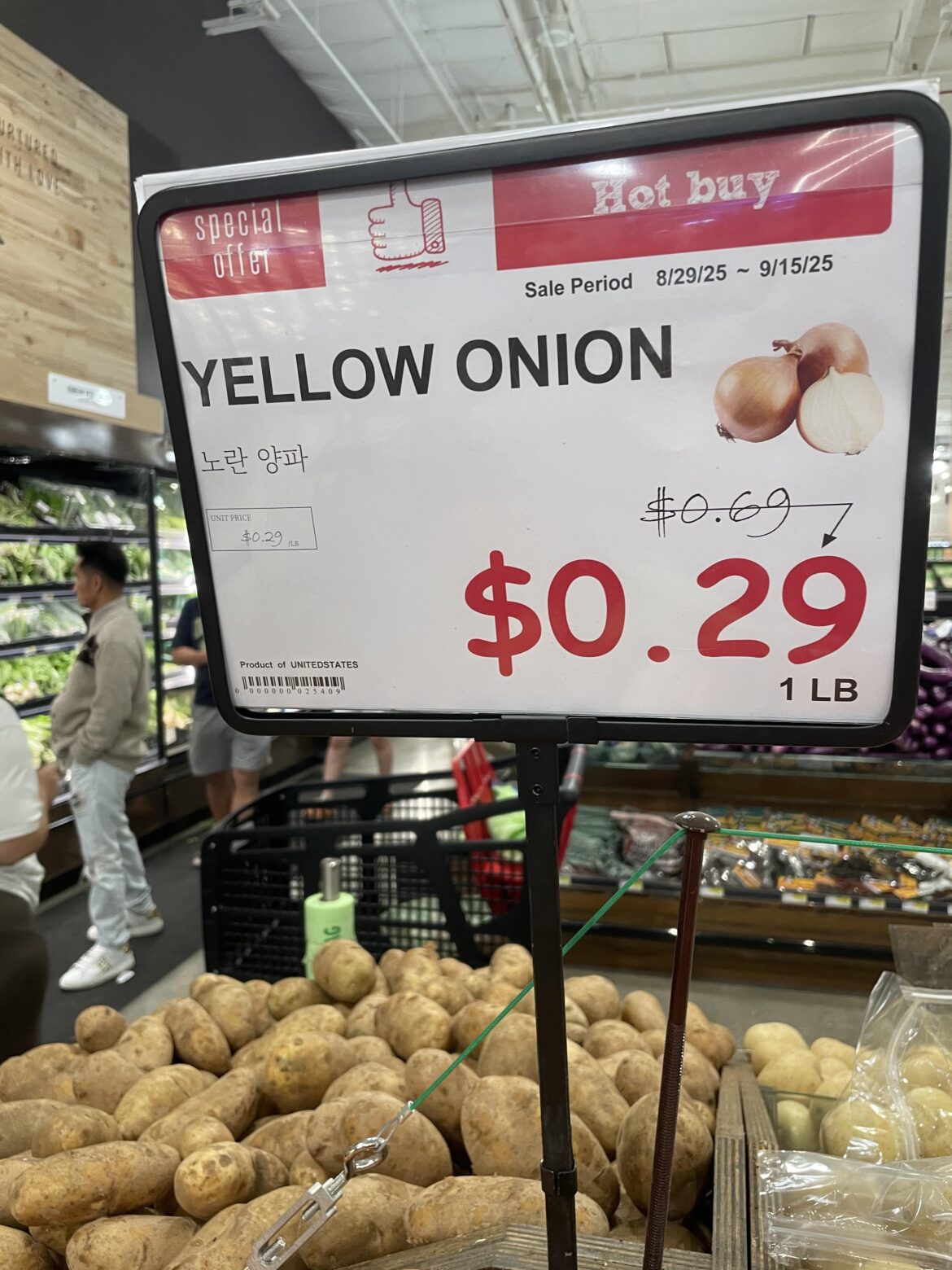 Guess who bought 10 pounds of onions…