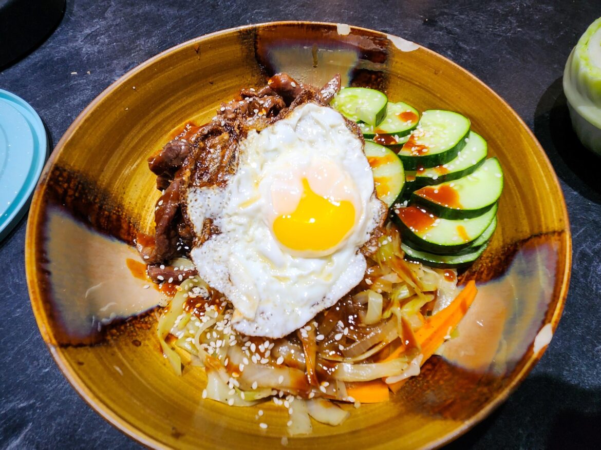 Beef bibimbap