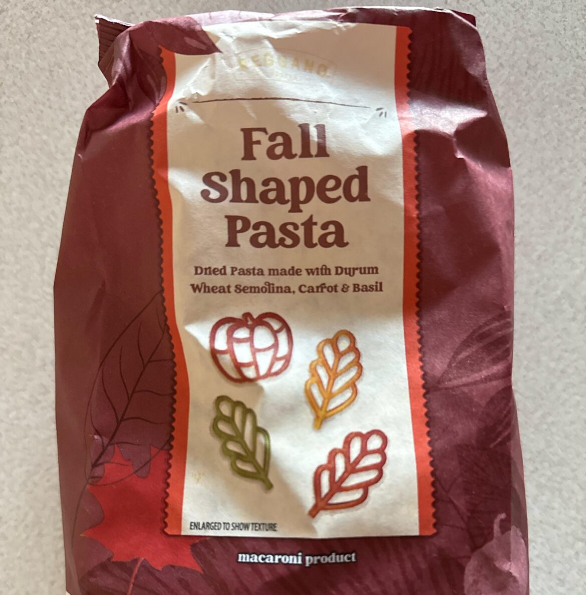 Fall Shaped Pasta - Looking for a good sauce