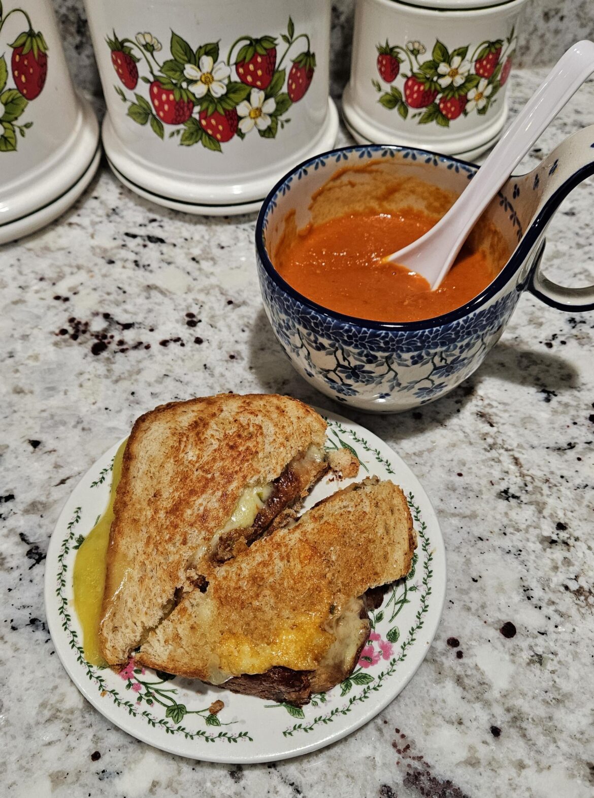 Cold, rainy, windy kind of day - so I brought out the classics