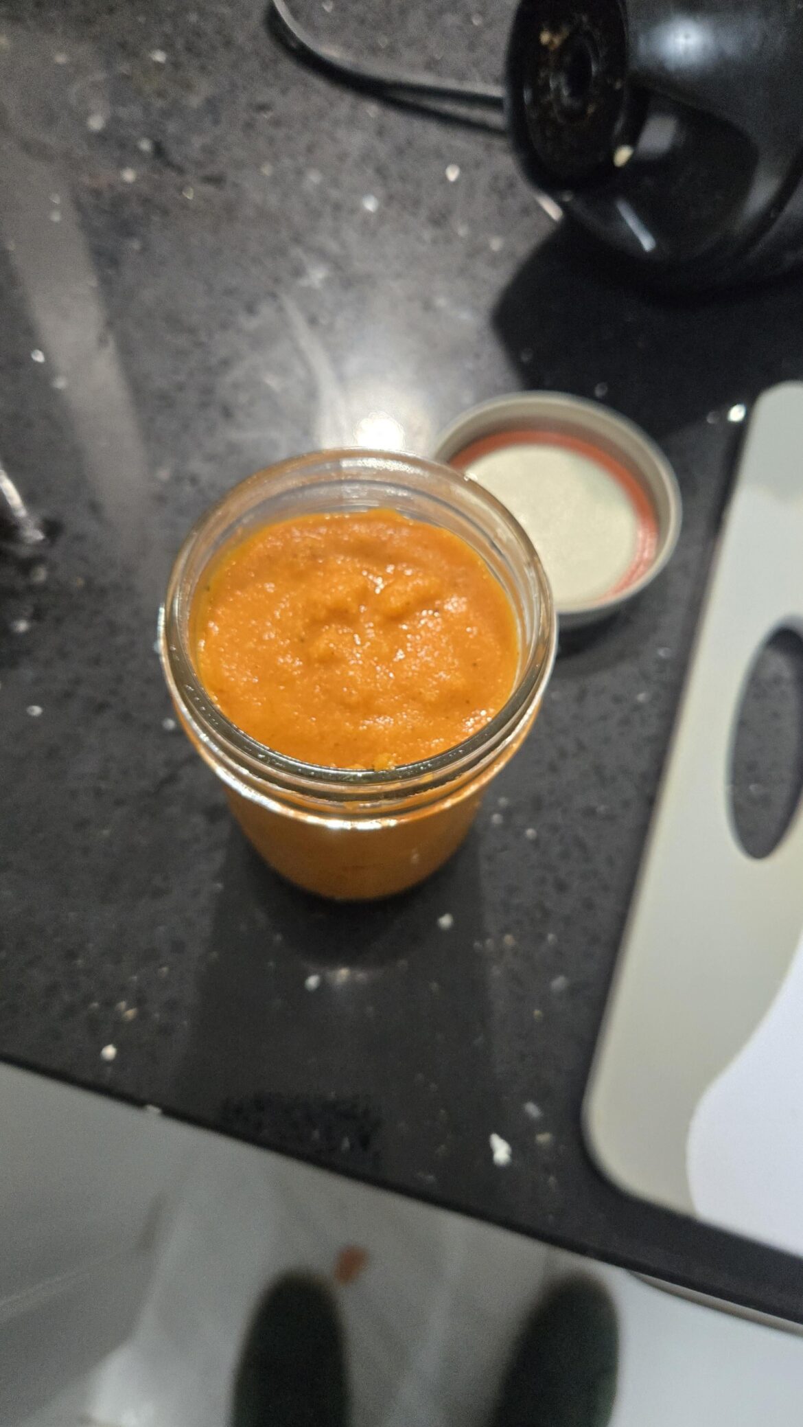 Homemade salsa taquera