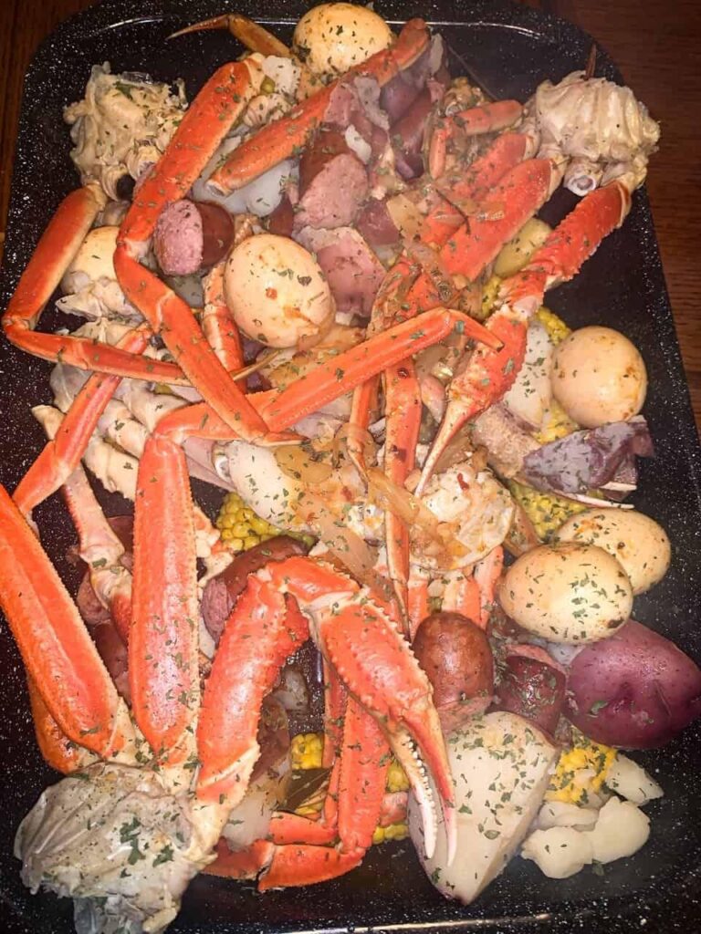 Garlic butter seafood boil!
