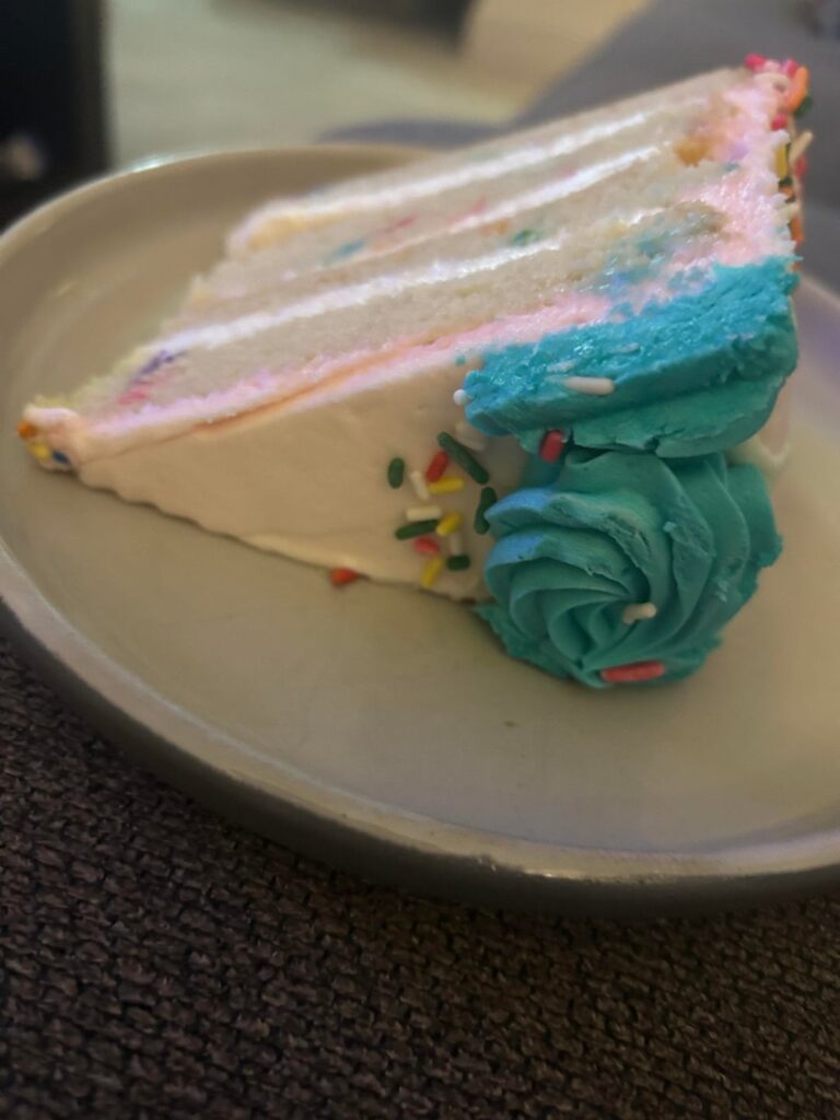 Confetti Cake from Vegan Treats (Bethlehem, Pennsylvania)!