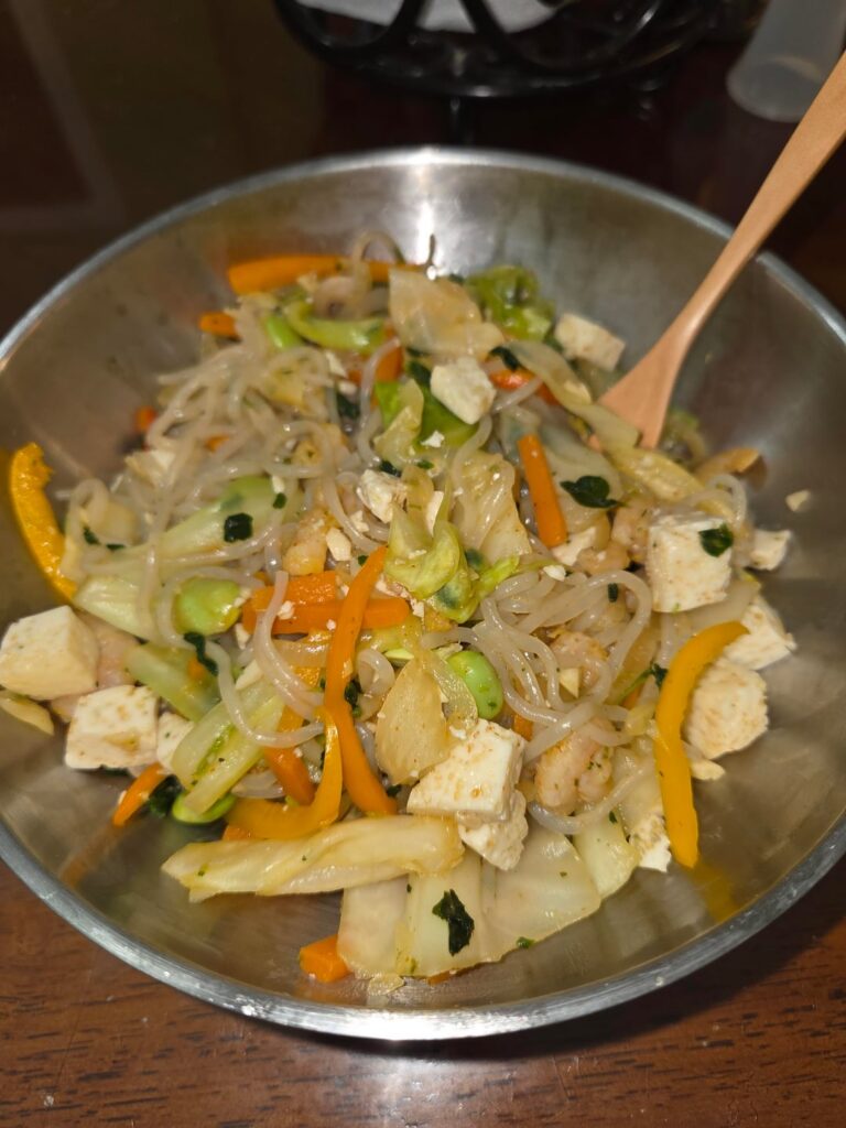 Vegetable Stir Fry with konjac noodles