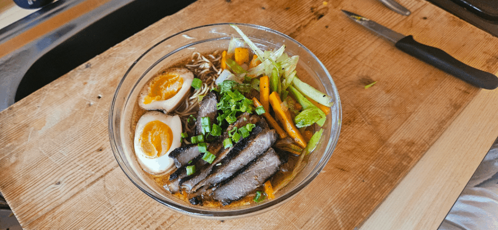 My first homemade ramen