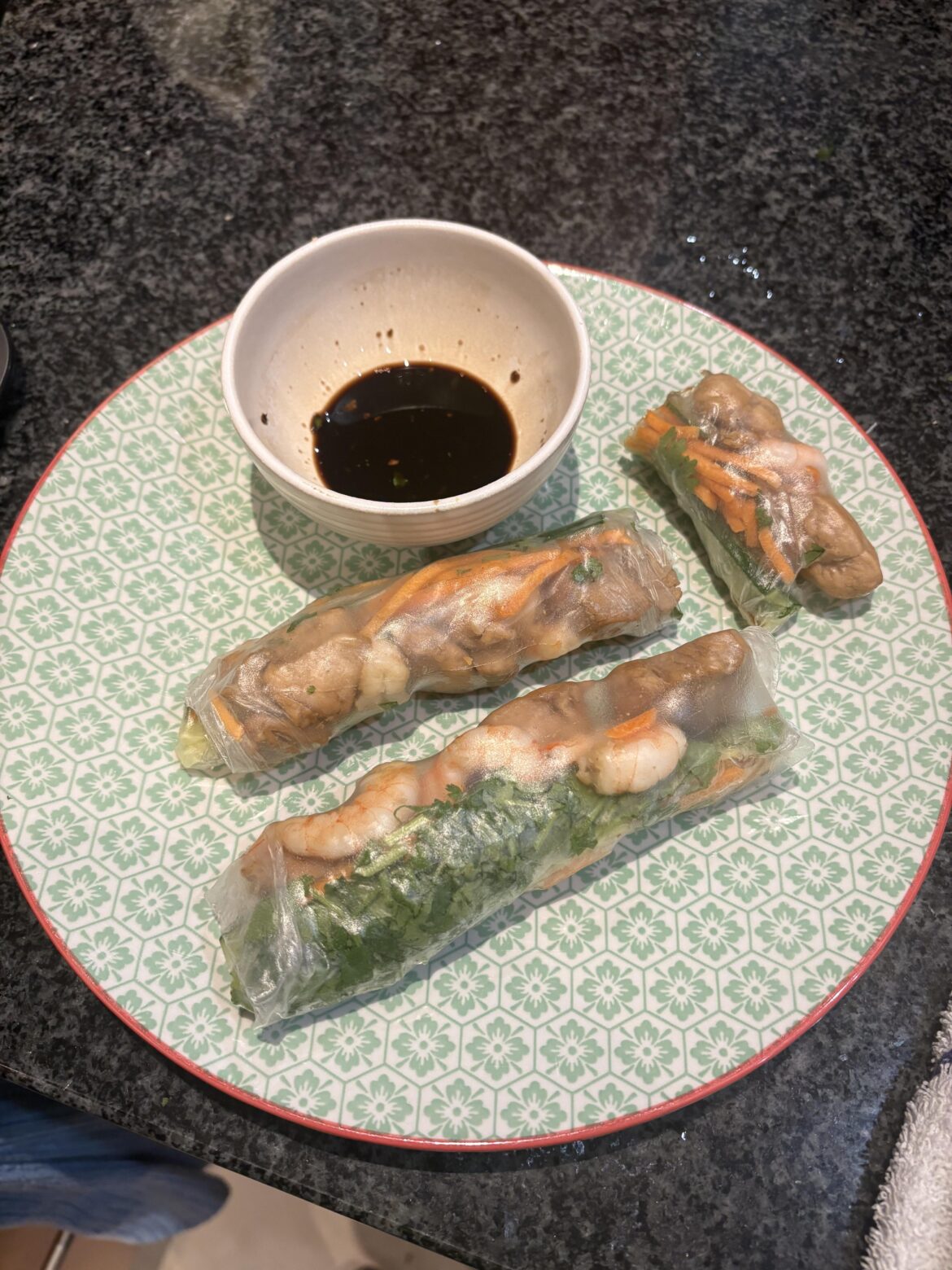 Rice Paper wraps - 338 calories