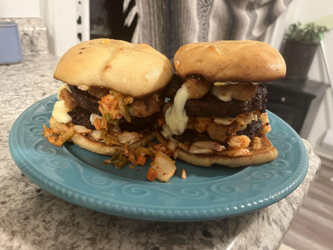 Some veggie burgers I’ve been schemin’