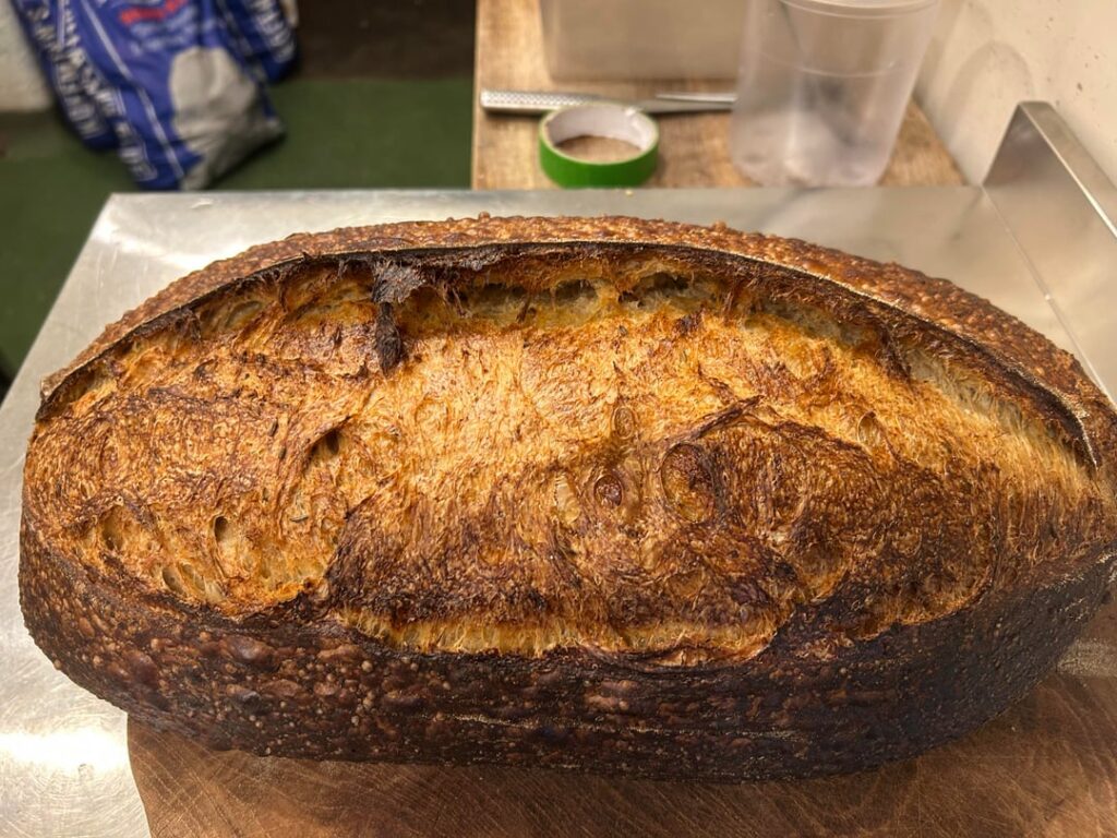 Today’s sourdough loaf