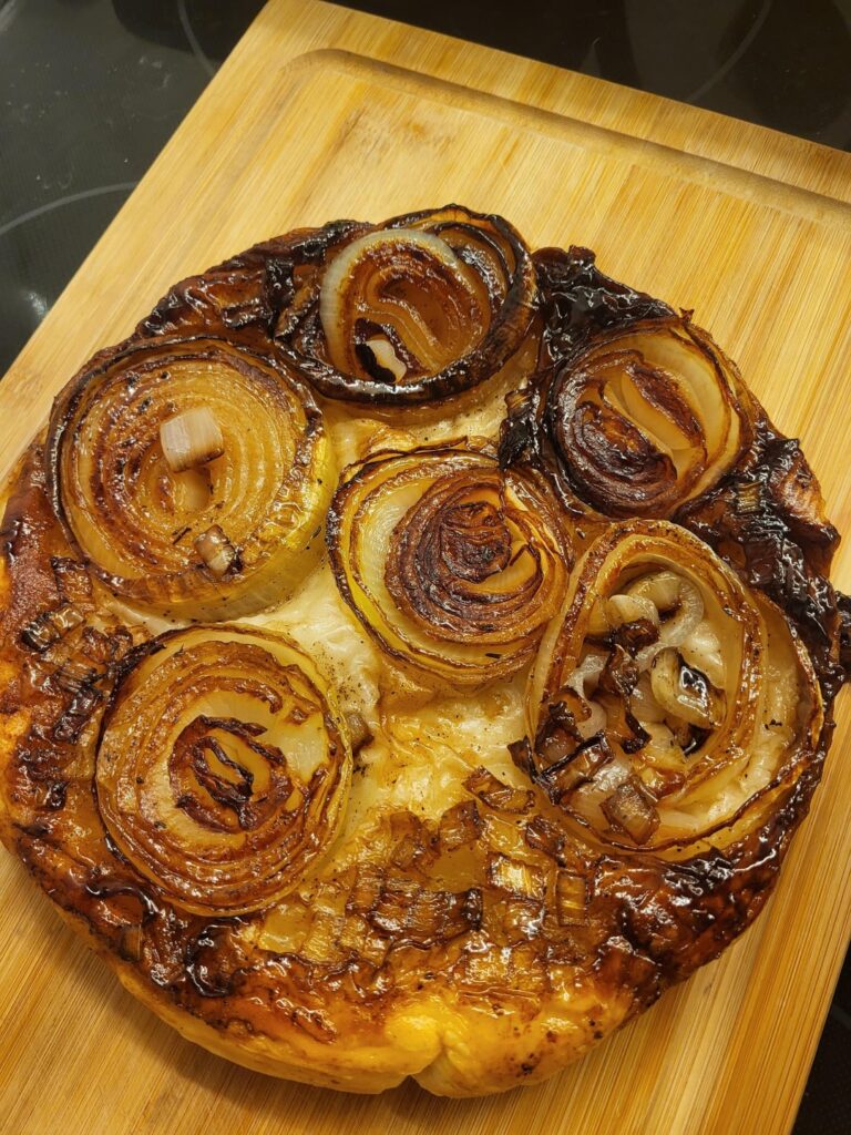 Someone posted their onion tarte yesterday and I had to try