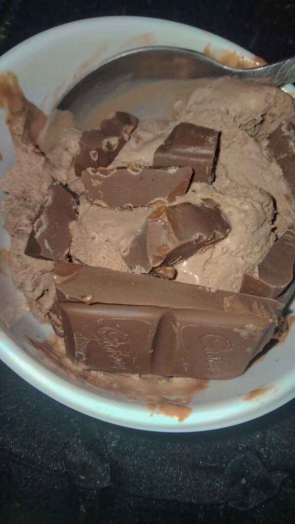 Dairy Milk Chocolate Ice Cream